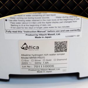 Máy tạo nước ion kiềm giàu hydro Atica model GOLD