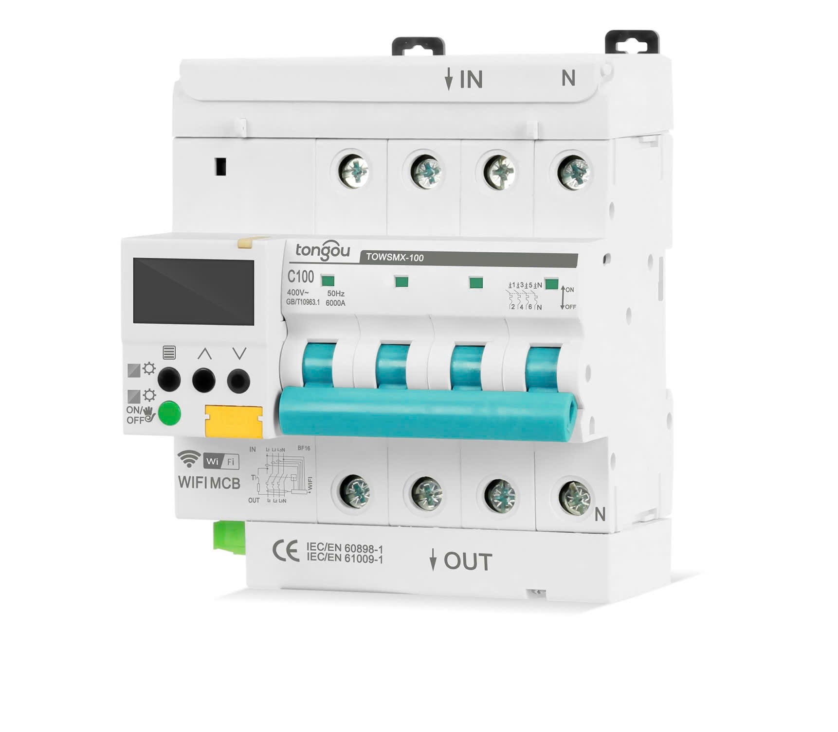 Át điện chống giật cách ly Pmtech 100A3P có WiFi - Hình ảnh 4