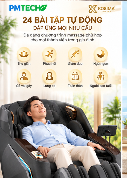 Ghế massage Kosima Maximus – New 2026 - Hình ảnh 4