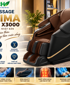 Ghế Massage Kosima Sonic X3000 – Trải nghiệm thư giãn hiện đại tại nhà