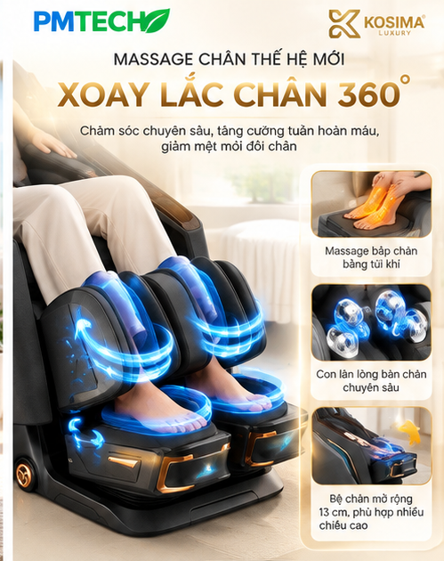 Ghế massage Kosima Maximus – New 2026 - Hình ảnh 3