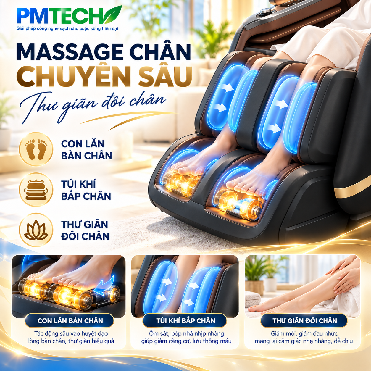 Ghế Massage Kosima Sonic X3000 – Trải nghiệm thư giãn hiện đại tại nhà - Hình ảnh 7
